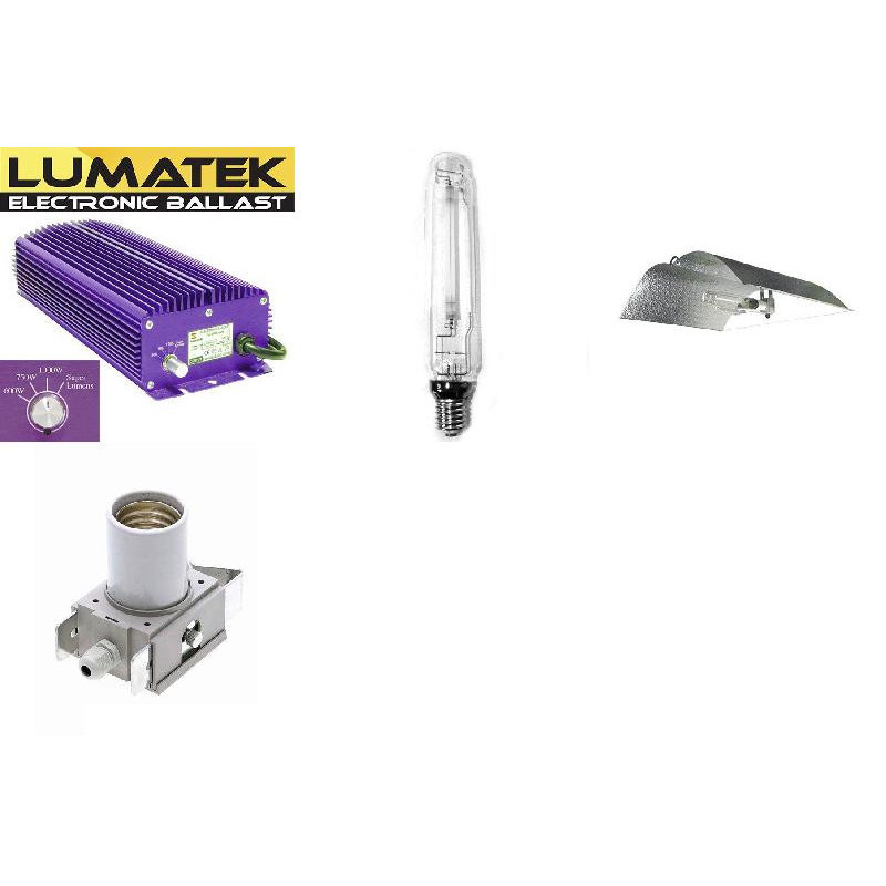 Kit Completo Di Illuminazione Elettronica Hps W Crescita E