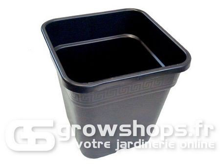 Pot carré noir - 18L - Nuova pasquini e bini spa