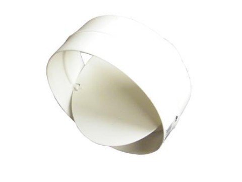 Rückschlagventil 125mm PVC Lüftungsleitung