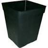 Jardinera cuadrada negra - 13 x 13 x 18 - 2,5L - Sólo en francés Nuova pasquini e bini spa