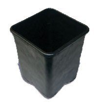 50 pots carrés - 23x23x26 - 11L - noir