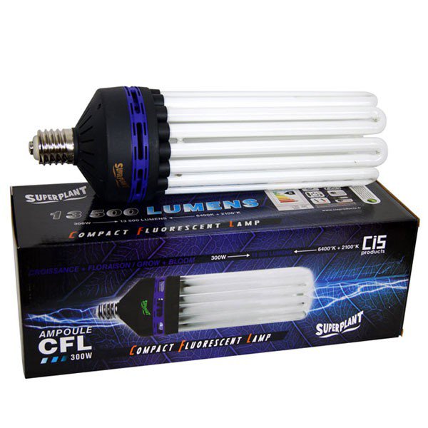 NEW AMPOULE CFL SUPERPLANT V2 300W DUAL/MIXTE 2100K+6400K V2