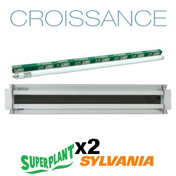 Kit Croissance T5H0 4x24W 6500K Plug and Play - Superplant & Sylvania