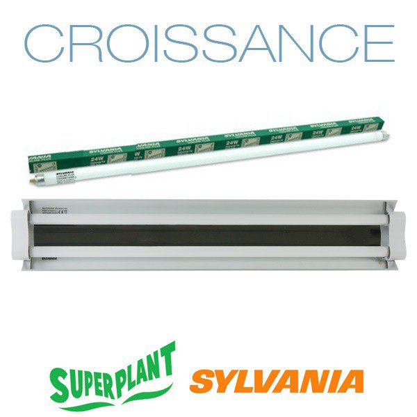 Kit Croissance T5H0 2x24W 6500K Plug and Play - Superplant & Sylvania