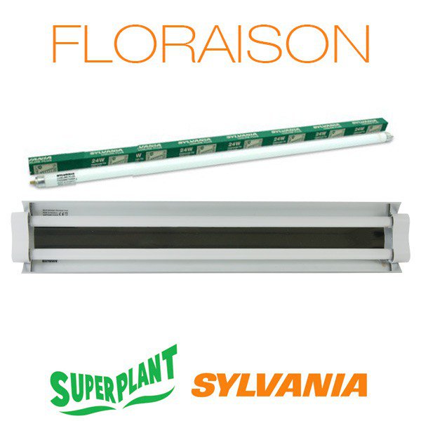 Kit Floraison T5H0 2x24W 3000K Plug and Play - Superplant & Sylvania