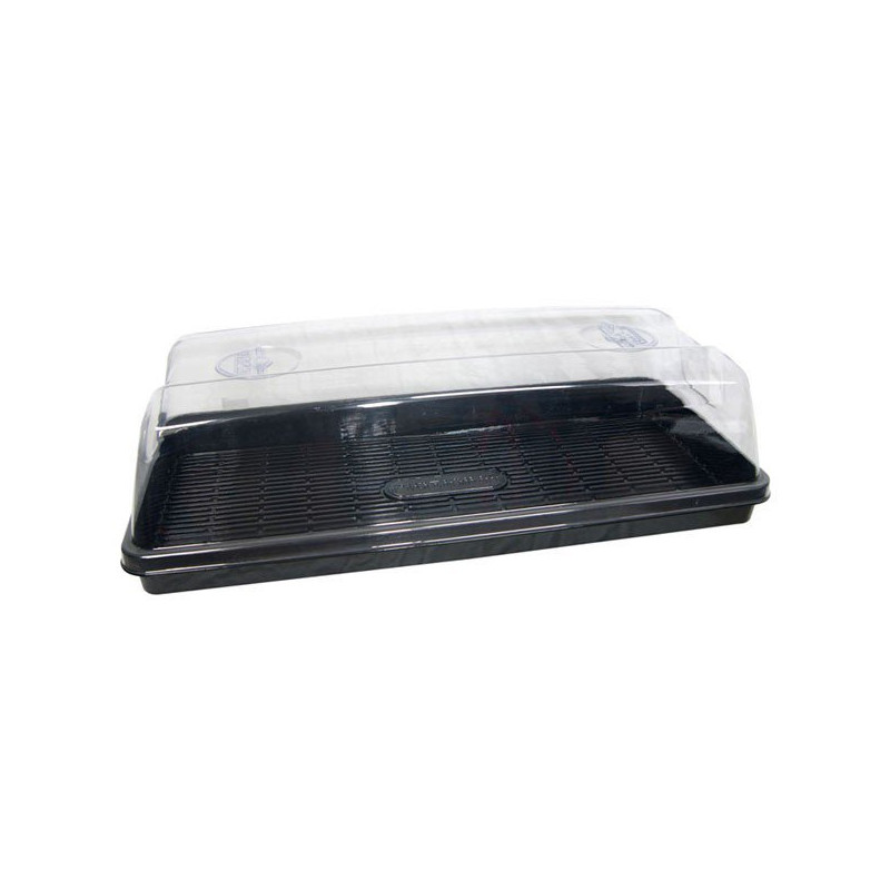 Serra Propagator 84 con ventilazione regolabile - 80x37x22 cm Platinium -  talee e piantine