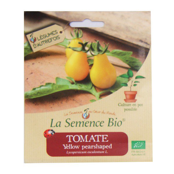 GRAINES BIO - TOMATE YELLOW PEARSHAPED (20GN)