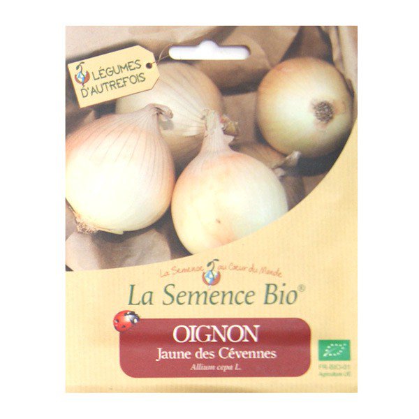 ORGANIC SEEDS - YELLOW ONION FROM THE CEVENNES (150GN)