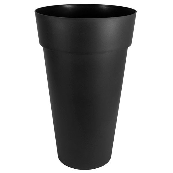 VASO ROTONDO ALTO TOSCANA XXL 40X80CM 90L ANTRACITE