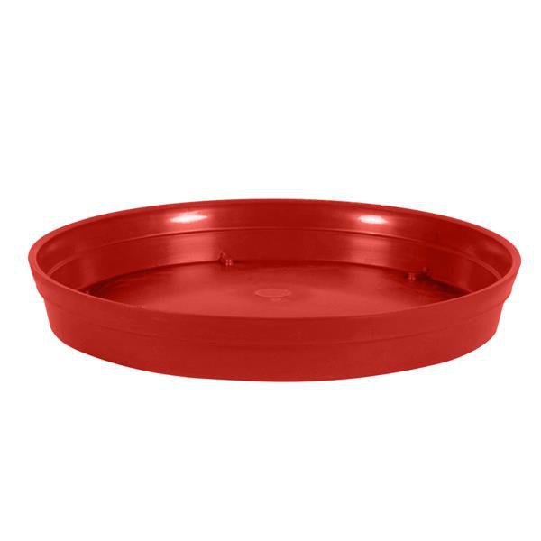 TUSCAN SAUCER ?40CM (76L POT) RUBY RED
