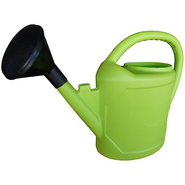 OVAL WATERING CAN 6L GREEN APPLE + APPLE