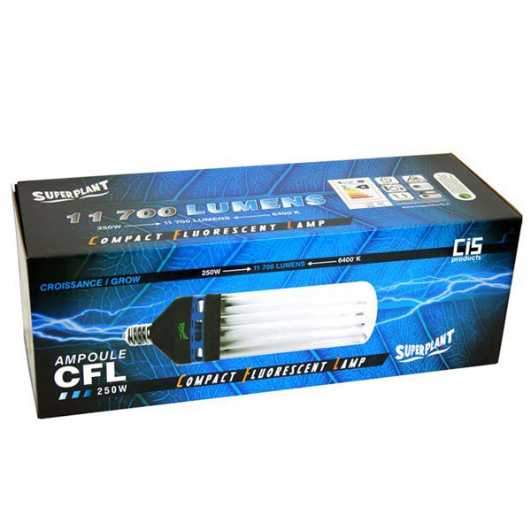 Ampoule CFL Superplant 250W 6400K - Croissance Ampoule CFL Superplant 250W 6400K - Croissance
