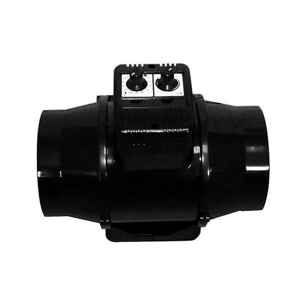 Extractor de aire TT U 125 con termostato integrado y variador de velocidad - Caudal 280m3/h Winflex