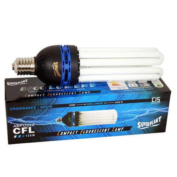 Superplant CFL Bulb 125W 6400K - Growth