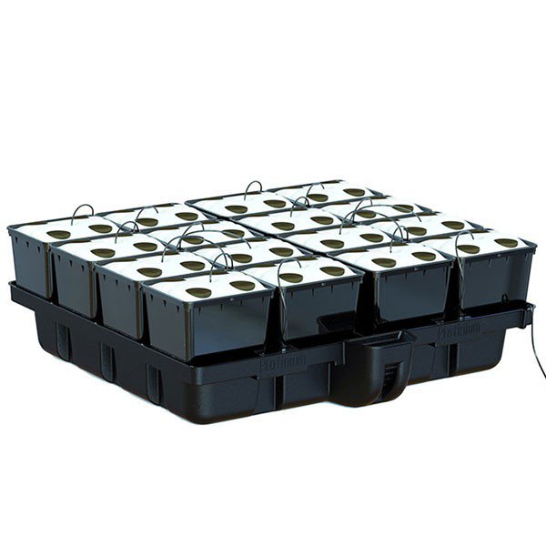 Aeroponics system - AeroPro 120 - 16 pots 4 holes - Platinium Hydroponics