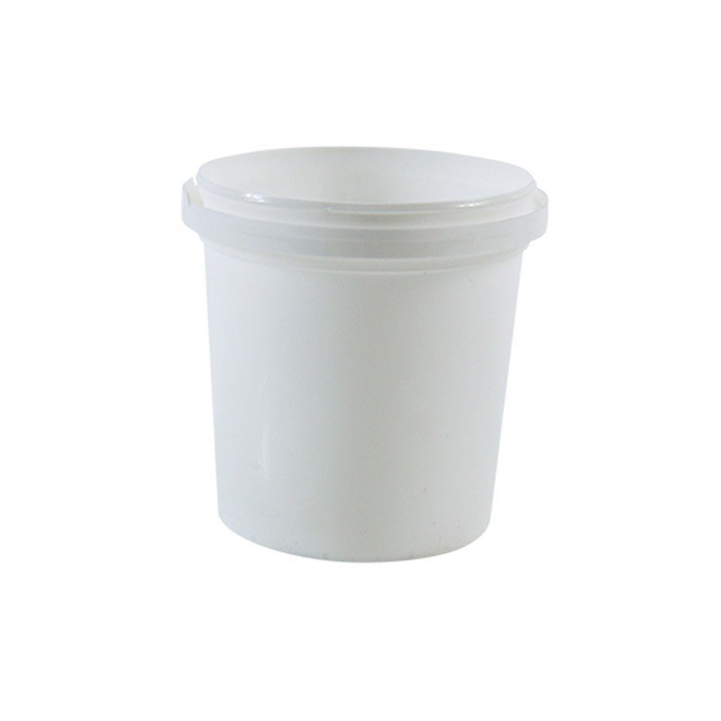 White storage bucket 5.6L Ø225 mm - Platinium