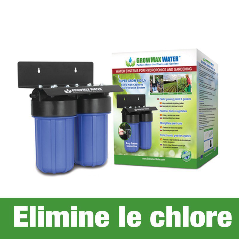 Traitement de l'eau - Pro Filtre Super Grow - Débit 800L/h - GrowMaxWater