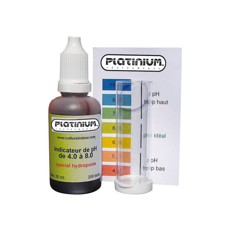 Tester di pH liquido - Kit di test di pH 200 test - Strumenti Platinum