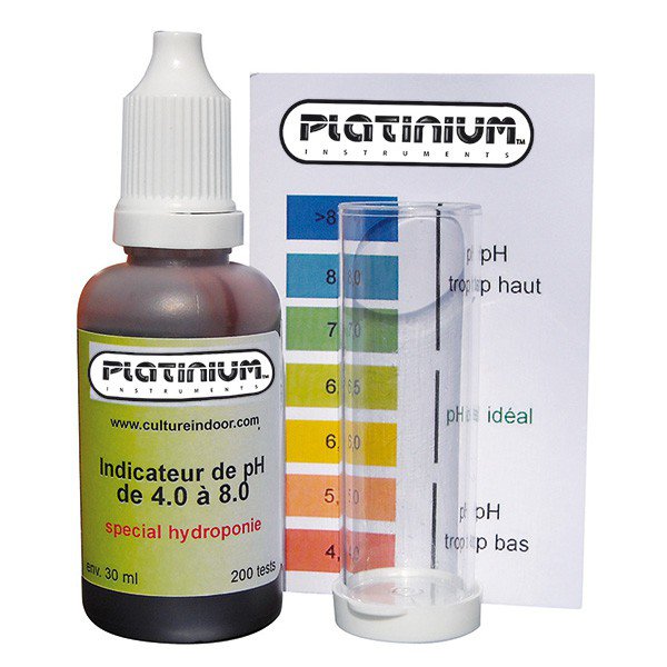 Tester di pH liquido - Kit di test di pH 200 test - Strumenti Platinum