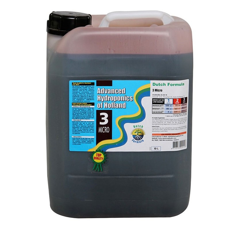 Dutch Formula Micro 10L - Advanced Hydroponics of Holland