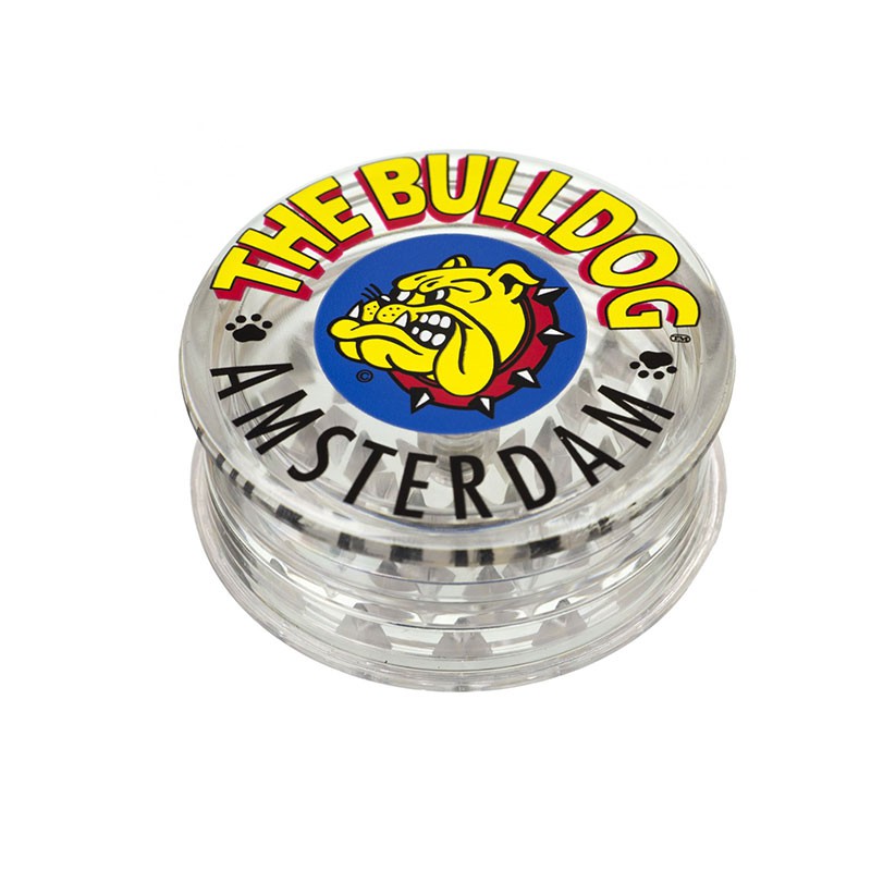 3-delige slijper - Transparant kunststof - The Bulldog