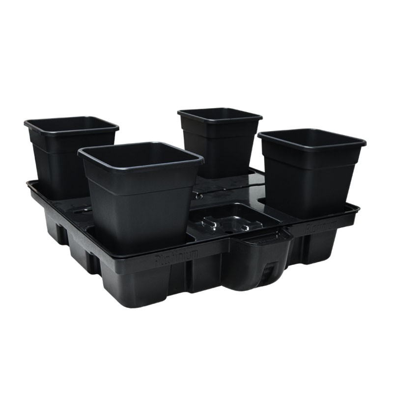 Systeme hydroponique HydroStar 100 - 4 Big Pots 18L - Platinium Hydroponics