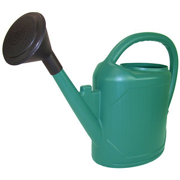 OVAL WATERING CAN 10L GREEN + APPLE