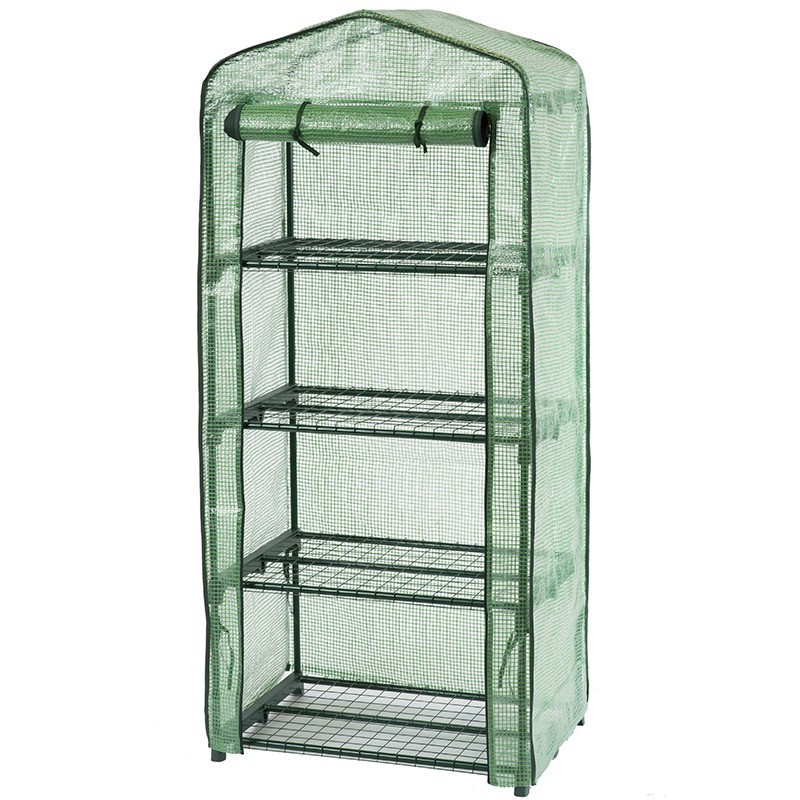 GARDEN GREENHOUSE WITH TAG? 4 LEVELS H160X69X49CM