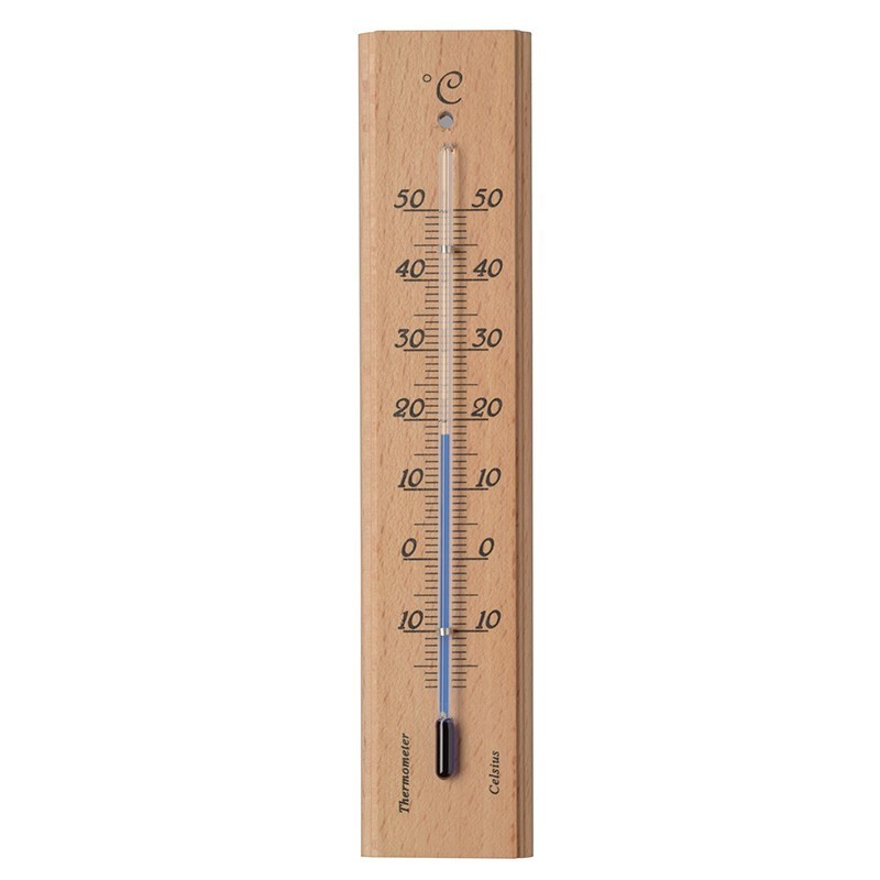 KELVIN 9 THERMOM?TRE MURAL INT?RIEUR/EXT?RIEUR EN BOIS H19X4X1CM KELVIN 9 THERMOM?TRE MURAL INT?RIEUR/EXT?RIEUR EN BOIS H19X4X1CM