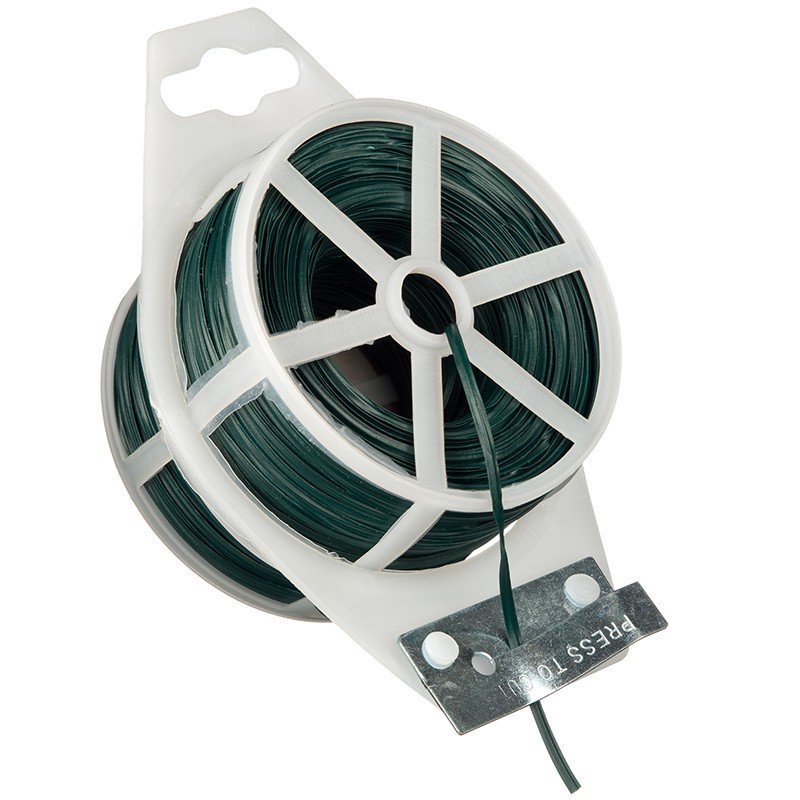 GEPANTSERDE PLASTIC BAND GROEN - 100M