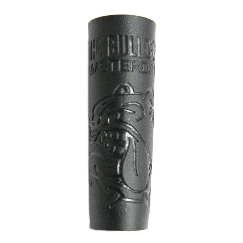 Accendino Clipper di Growshops - pelle nera CP11RH - Il Bulldog