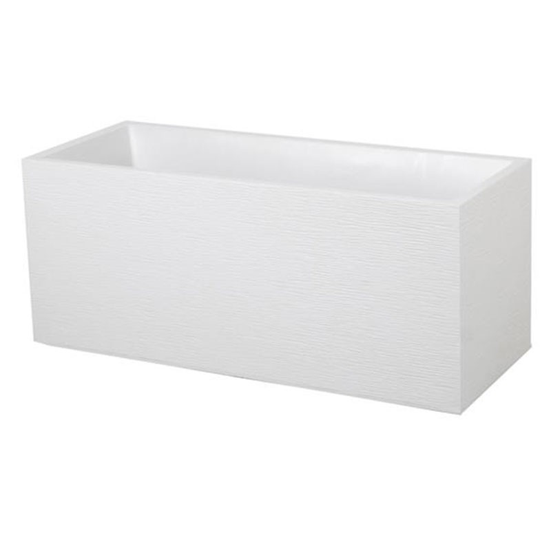 GARDEN BOX GRAPHITE WHITE CERUSE 99.5X39.5X43.5CM 98L