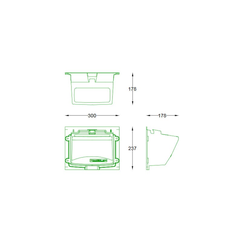 MODULOGREEN MUR VEGETAL 30X24CM SANS SUBSTRAT MODULOGREEN MUR VEGETAL 30X24CM SANS SUBSTRAT