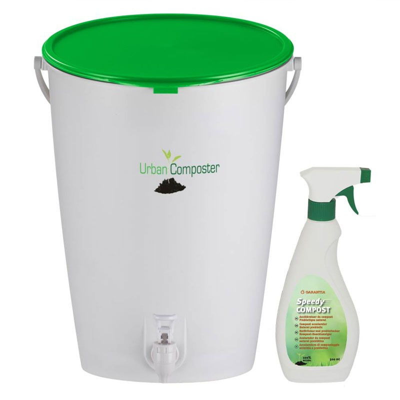 Compostiera urbana 15L + Speedy Compost in omaggio - Garantia