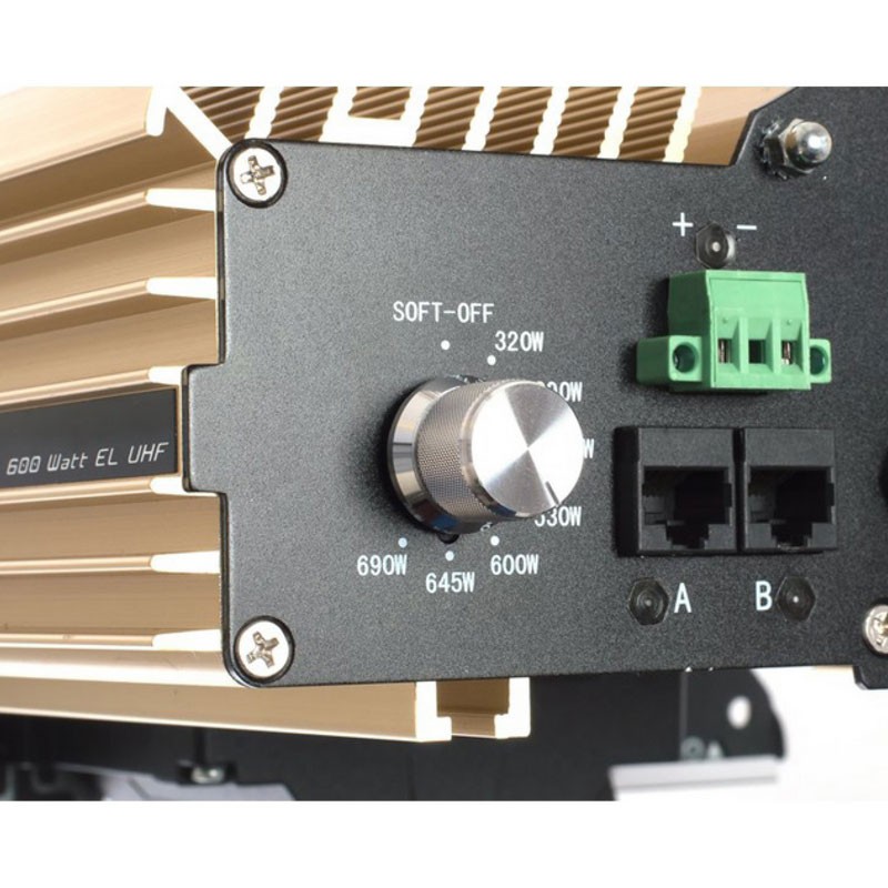 Compleet systeem Expert Series 600W EL UHF - voorschakelapparaat + reflector + lamp - DimLux