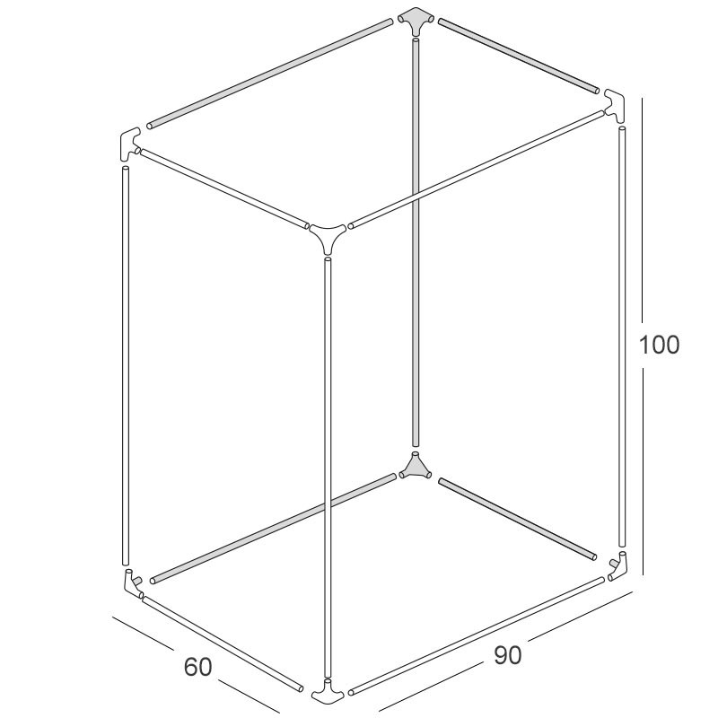 ESTRUCTURA BBS 90X60X100