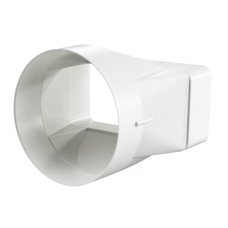 60MMX120MM RECTANGLE CONNECTOR / 100MM ROUND SYMETRIC CONNECTOR
