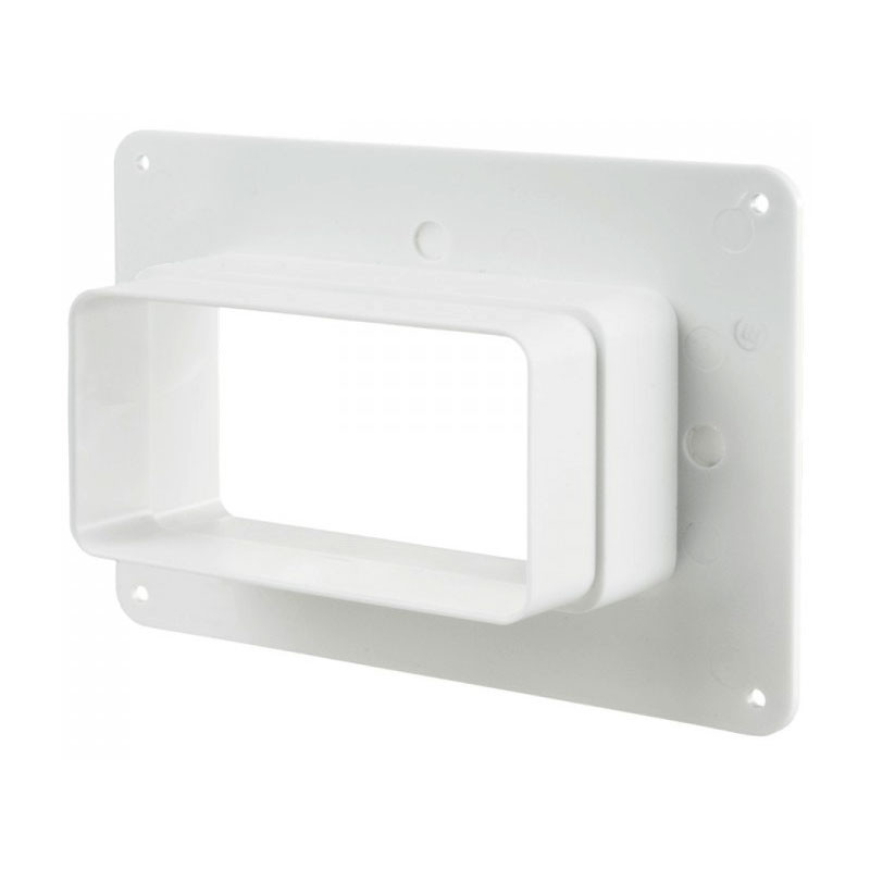 WALL PLATE WITH FLANGE 60MMX120MM