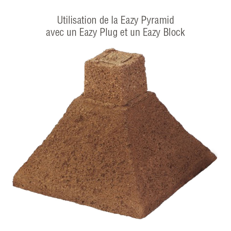 Eazy Pyramid cubes de culture 7.5x7.5x6cm - Eazy Plug
