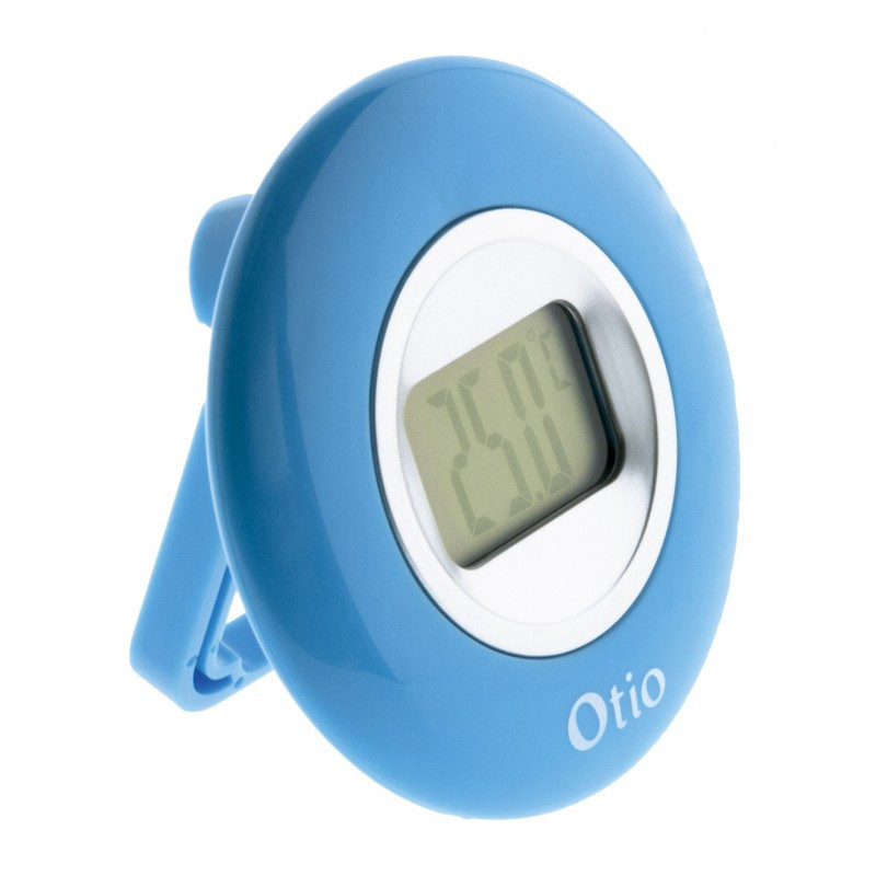 THERMOMETER DIAMETER 77mm WITH LCD DISPLAY blue