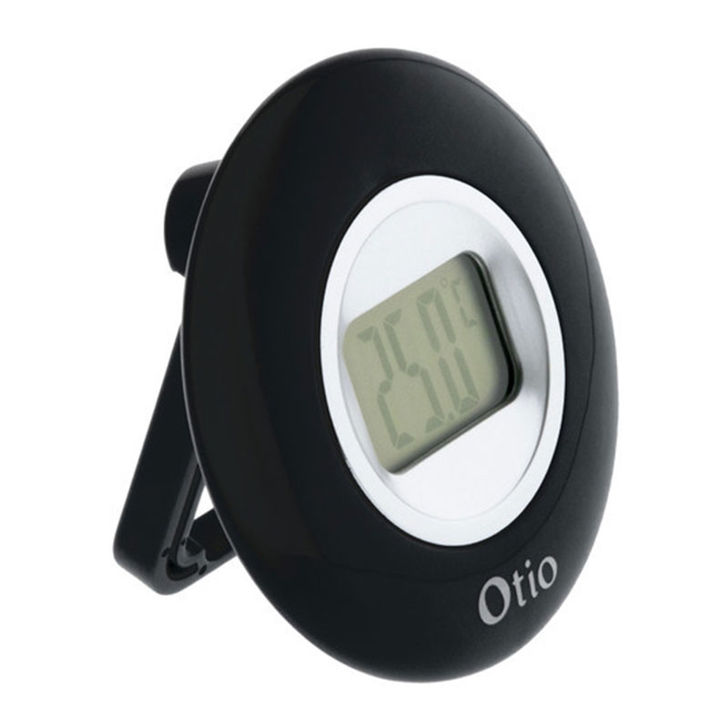 THERMOMETER DIAMETER 77mm WITH BLACK LCD SCREEN