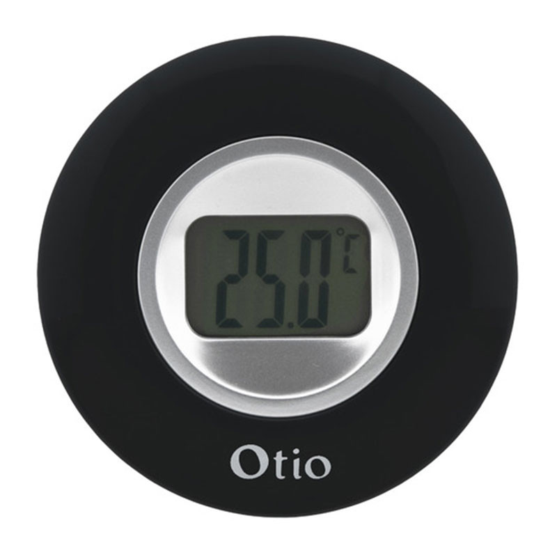 THERMOMETER DIAMETER 77mm WITH BLACK LCD SCREEN