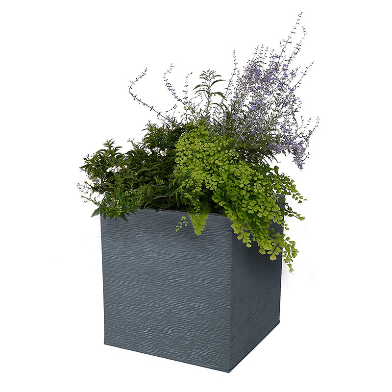 13729 G.ANT SQUARE POT GRAPHIT 50CM GREY ANTH 57L 49.5CMX49.5XM 13729 G.ANT SQUARE POT GRAPHIT 50CM GREY ANTH 57L 49.5CMX49.5XM