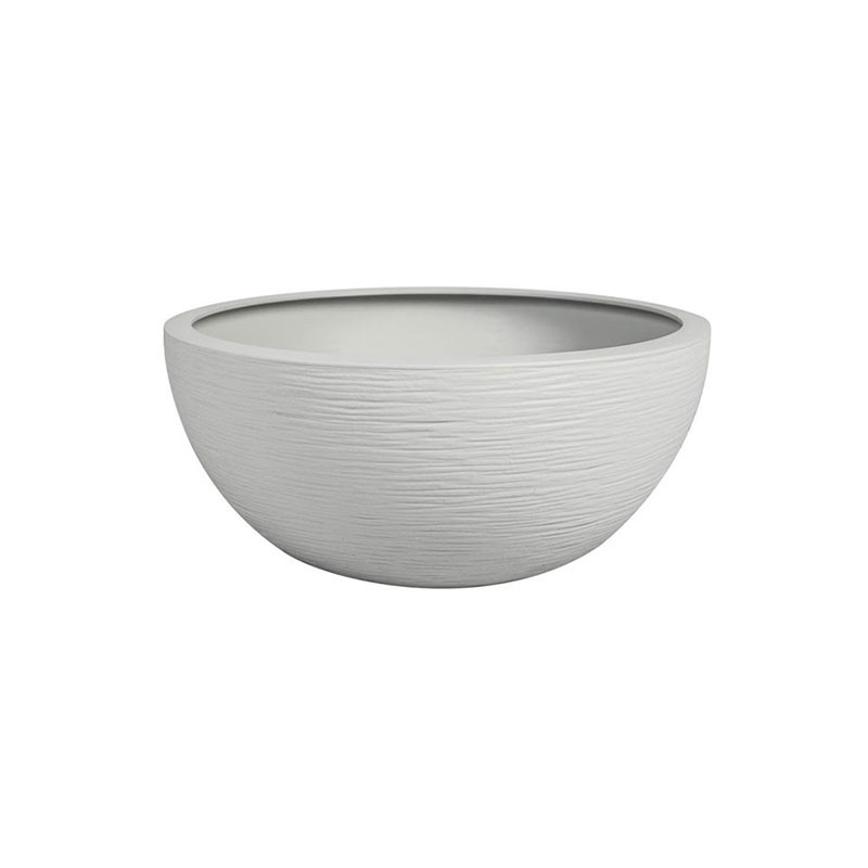 13753BL.CER BASIN GRAPHIT UP 30CM WHITE CERUSE 5.5L Ø 29,5X H12CM