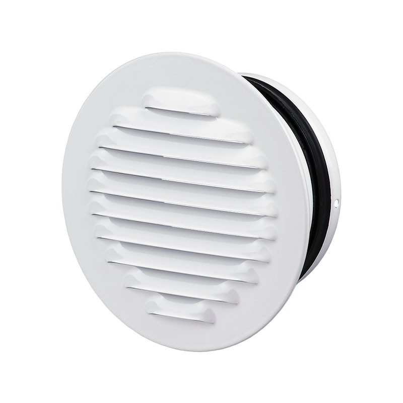ROUND FLANGE 150MM + WHITE STEEL SEAL + SCREEN
