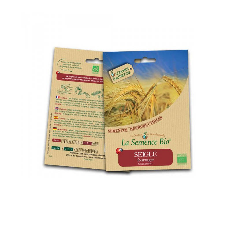 Organic seeds Fodder rye - La Semence Bio