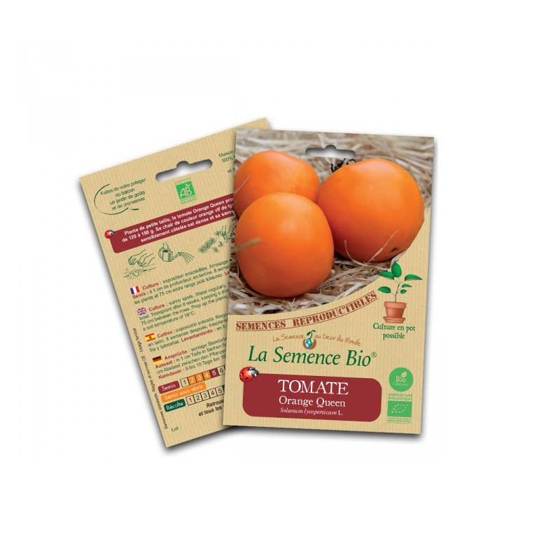 Semillas ecológicas de tomate Orange queen - La Semence Bio