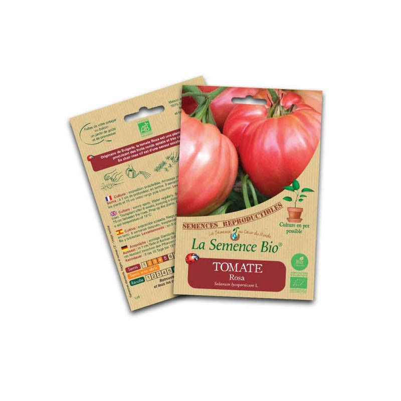 Semillas ecológicas Tomate rosa - La Semence Bio