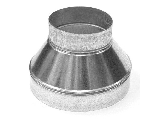 Metal reducer 160-200 mm ventilation duct