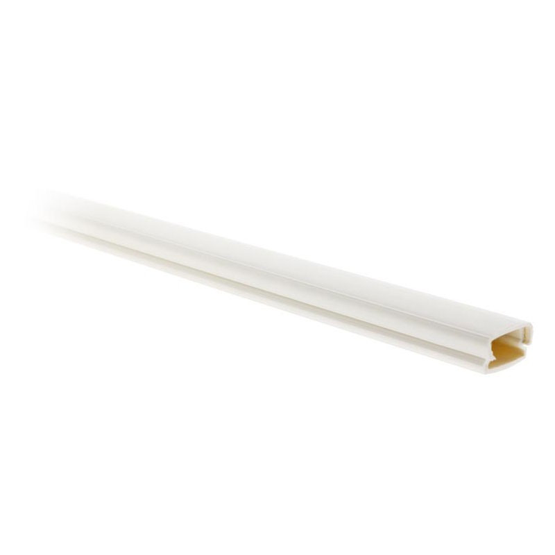 101302 GOULOTTE/CABLE TV 7X12 2M BLANC RAL9016